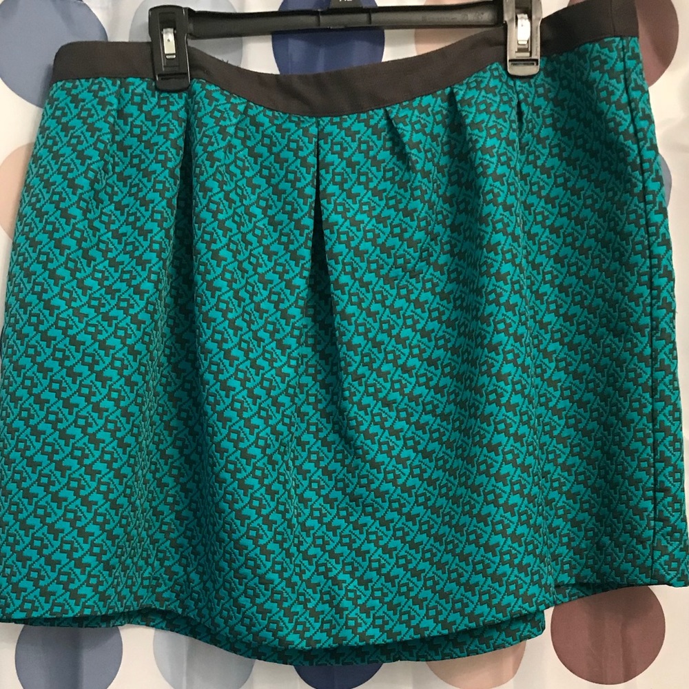 Posh Patterned Miniskirt